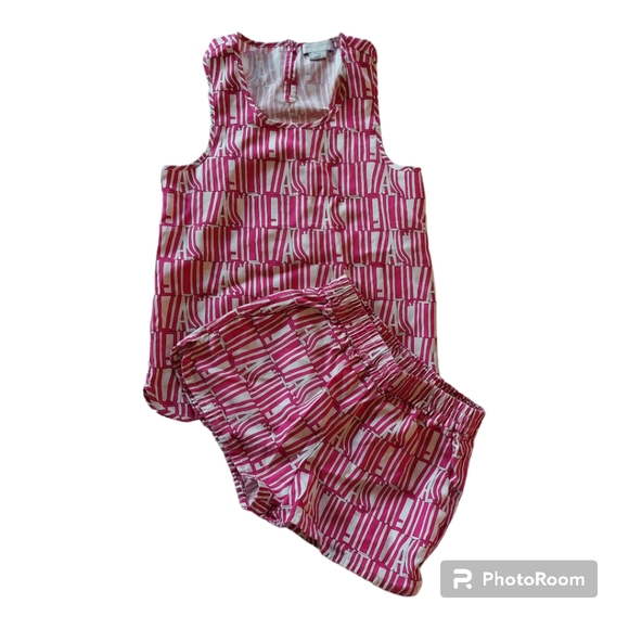 🩷STELLA MCCARTNEY KIDS Matching Shorts and Sleeveless Top, EUC - Picture 1 of 12